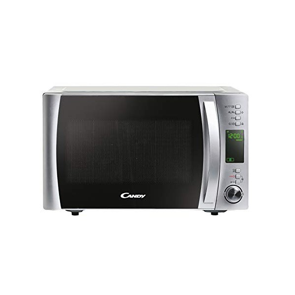 Candy X-Range CMXG22DS/ST Micro-ondes avec grill, 22 L, 1250 W, 5 niveaux, numérique, 40 programmes, verrouillage, plateau 25