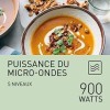Panasonic NN-K36NBMEPG, Four à Micro-Ondes gril, 24 Litres, Puissance 900W, 8 Programmes Automatiques, Cuisson combinée, Fonc