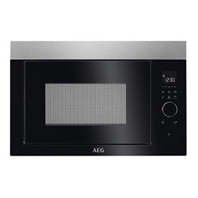 AEG MBE2657DEM Micro-ondes encastrable 60 cm/Commande tactile/Fonction grill/Écran avec horloge 596 mm/900 Watt/26 Liter Acie