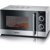 SEVERIN Four à micro-ondes Gril 20 L, Four micro-onde avec 9 niveaux de puissance, jusquà 900 W, Micro-onde avec grille, Min
