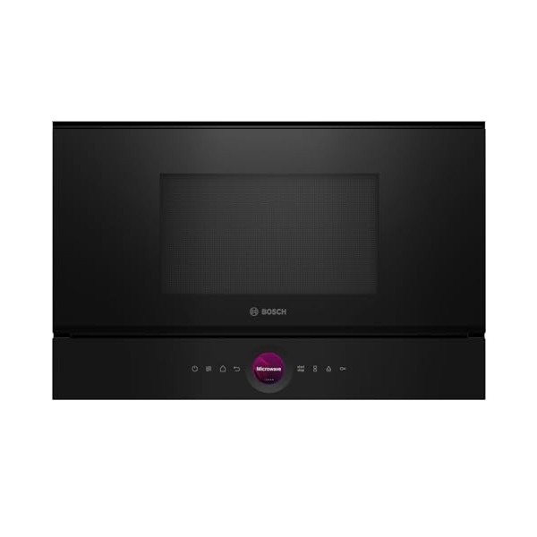 Bosch BEL7321B1 Serie 8 Einbau-Mikrowelle, 900 W, 21l, Großflächengrill, AutoPilot 10, schwarz