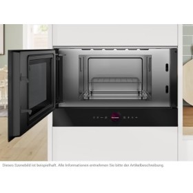 Bosch BEL7321B1 Serie 8 Einbau-Mikrowelle, 900 W, 21l, Großflächengrill, AutoPilot 10, schwarz