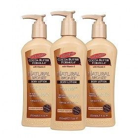 Palmers Cocoa Butter Formula with Vitamin E, Natural Bronze Body Lotion, 8.5-Ounce Bottles Pack of 3 by Palmers [Beauty] 