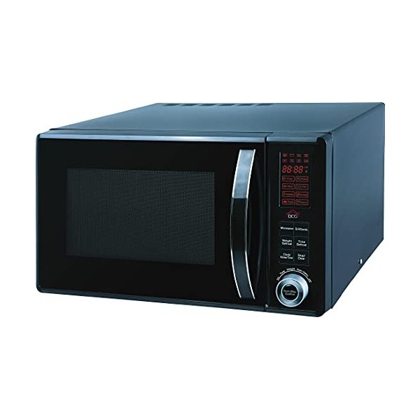 WeGeek Four à micro-ondes combiné, 1000 W, grill, 800 W, micro-ondes, 25 litres, métal, noir