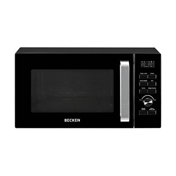 Four à micro-ondes - Avec grill - Fonction de décongélation - Minuterie jusquà 90 minutes - Becken