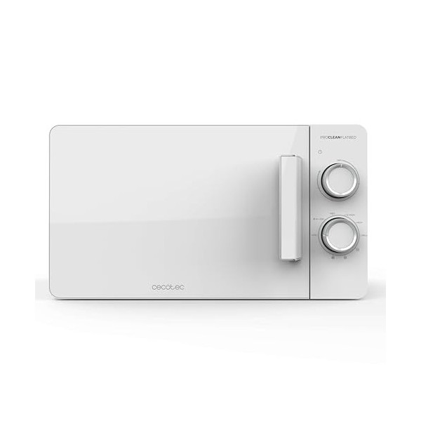 Cecotec Micro-ondes Avec Gril Proclean 5120 Flatbed Mirror. Capacité 20L, 700W, 5 niveaux, gril de 800W, 8 programmes automat