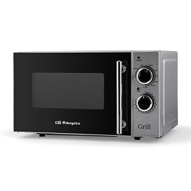Orbegozo MIG2550, 20 litres de capacité, 5 niveaux 3 fonctions combinées, puissance 700 W micro-ondes et 900 W grill, acier i