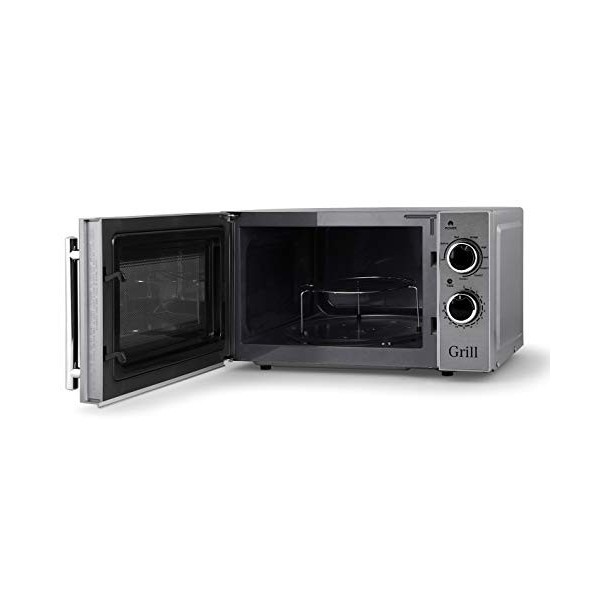 Orbegozo MIG2550, 20 litres de capacité, 5 niveaux 3 fonctions combinées, puissance 700 W micro-ondes et 900 W grill, acier i