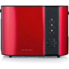 SEVERIN Grille-pain automatique 800 W, Toaster compact 2 fentes jusquà 2 tranches, Grille-pain électrique avec réglage du de