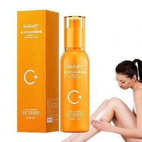 Crème Corps Vitamine C,100 ml de crème paresseuse nourrissante à la vitamine C pour la peau - Lotions corporelles de maquilla