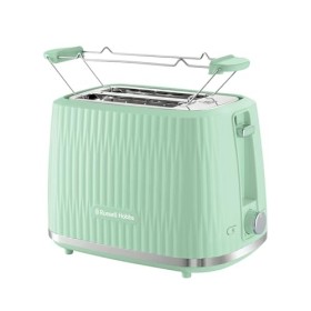 Russell Hobbs Grille-pain 2 fentes larges 6 niveaux de brunissage, surélévation, dégivrage, réchauffe-viennoiseries, arrêt a