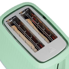 Russell Hobbs Grille-pain 2 fentes larges 6 niveaux de brunissage, surélévation, dégivrage, réchauffe-viennoiseries, arrêt a