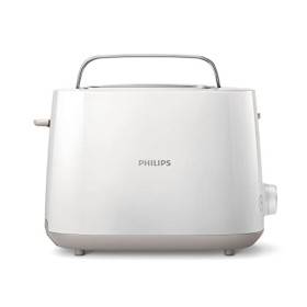 Philips Grille-pain - 2 Fentes, 7 Réglages, Réchauffe-Viennoiseries, Décongélation, Surélévation, Arrêt Automatique, Noir HD