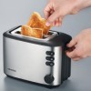 SEVERIN Grille-pain automatique 850 W, Toaster compact 2 fentes jusquà 2 tranches, Grille-pain électrique avec réglage du de