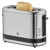 WMF KITCHENminis Grille-Pain, 1 Fente, 600W, Design Extra Compact, 7 niveaux de Brunissage, Réchauffe Viennoiserie, Inox Crom