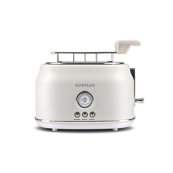 G3 Ferrari G10134-Artiste Grille-pain, 750 W, acier inoxydable, noir