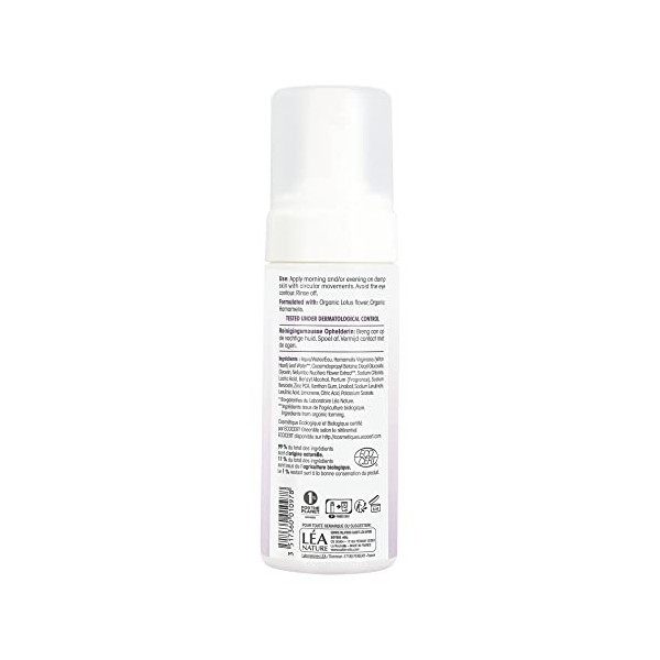 SOBiO étic - Mousse nettoyante clarifiante - Pour Une Peau Parfaite - 1ers signes de lâge - Certifié Cosmebio - Flacon de 1