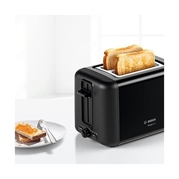 Grille-pain BOSCH TAT3P423 970 W Noir/Argenté