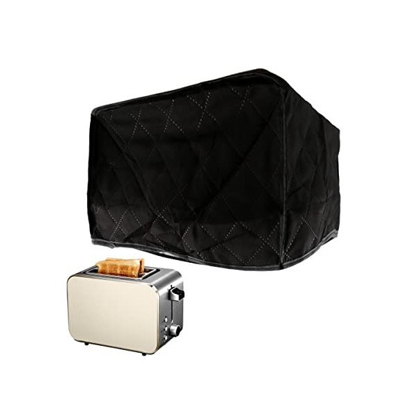 Jagowa Housse de protection pour grille-pain, 4 tranches de pain lavable et étanche pour la maison et la cuisine