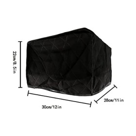 Jagowa Housse de protection pour grille-pain, 4 tranches de pain lavable et étanche pour la maison et la cuisine