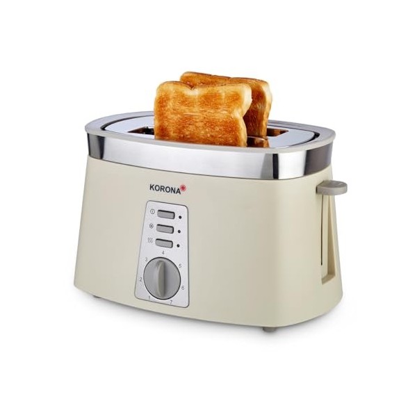 Korona 21205 Grille-pain I 2 disques I décongeler I griller I réchauffer I Support à petits pains I Tiroir à miettes I Centra