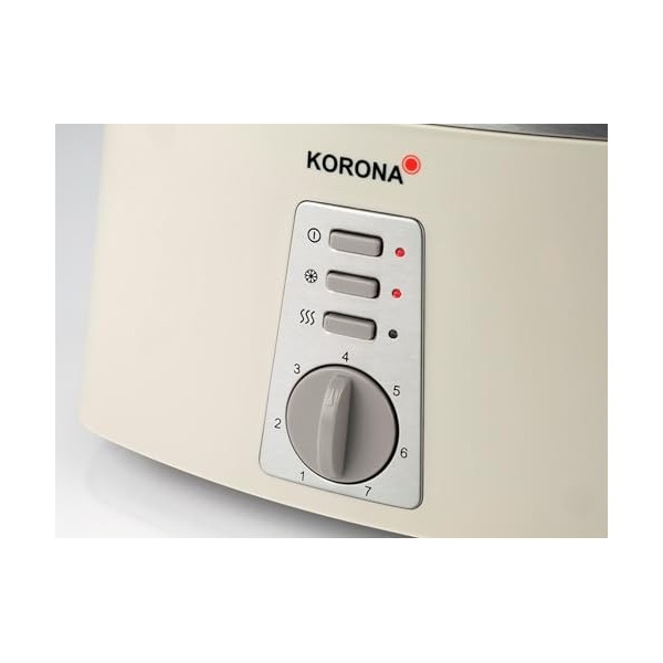 Korona 21205 Grille-pain I 2 disques I décongeler I griller I réchauffer I Support à petits pains I Tiroir à miettes I Centra