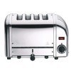 Dualit Toaster Grille Pain 4 Tranches Classic Vario - Grille Pain Inox Fabriqué au Royaume-Uni - Éléments ProHeat® Exclusifs 