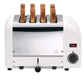 Grille Pain Professionnel Blanc - 4 Tranches - Dualit -