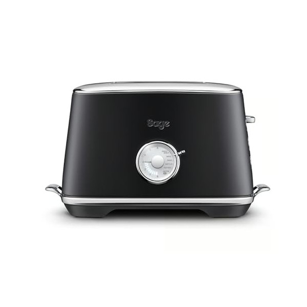 Sage - The Toast Select Luxe - Grille-Pain 2 Fentes avec Indicateur de Compte à Rebours LED - Truffe Noire