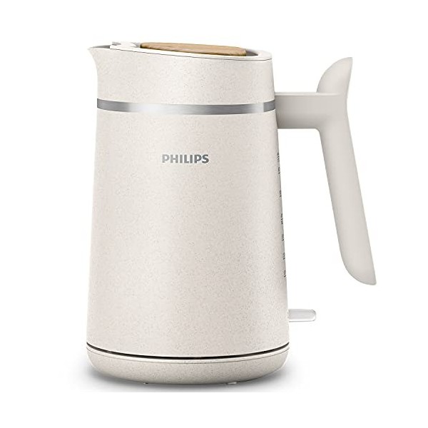 Philips Set Petit-déjeuner fabriqué à partir dhuile de cuisson usagée - Cafetière + Bouilloire + Grille-pain, Conscious Coll