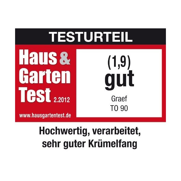 Graef TO 91 Grille-pain à fente large blanc