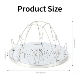 Grille Pain Camping, Toaster Pliable 4 Tranches pour Réchaud à Gaz, Grille Pain Portable pour Familles, Idéal pour Pique Niqu