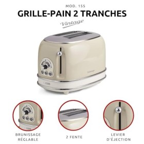 ARIETE Grille pain Vintage 155 beige