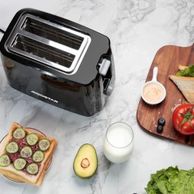 Aigostar Warrior 30JRL – Grille-pain 2 fentes extra-larges et 7 niveaux de brunissage. Fonctions toaster, décongeler, réchauf