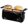 Zilan, Grille-pain à fente longue, 4 tranches de Toastautomatique, XXL, 5 niveaux de rôtissage, accessoire de pain, fonction 