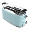 Cecotec Toast&Taste 1000 Retro Double Green 2-Slice Toaster. 980 W, 2 Wide and Short Slots of 3.8 cm, Stainless Steel, Upper 