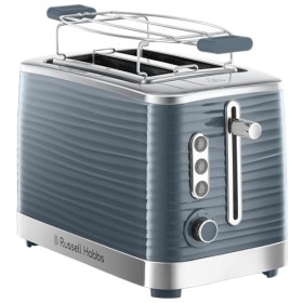 Russell Hobbs Grille Pain [Fentes Extra Larges] Inspire Gris Design Moderne, Contrôle Brunissage ajustable, Tout type de pai