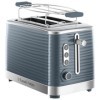 Russell Hobbs Grille Pain [Fentes Extra Larges] Inspire Gris Design Moderne, Contrôle Brunissage ajustable, Tout type de pai