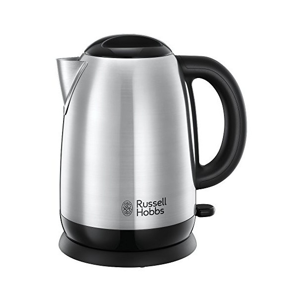 Russell Hobbs Bouilloire Electrique [Puissante & Elegante] Adventure 1,7L, 2400W, Ebullition rapide, Marques pour 1/2/3 tass