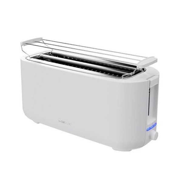 Clatronic® Grille-pain 4 tranches | avec fonction décongélation/réchauffage/arrêt rapide | avec support pour petits pains | b