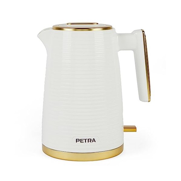 Petra Grille-Pain 2 Fentes, Avec 7 niveaux de brunissement rapide, support pour petits pains et bac à miettes, Mode Décongela