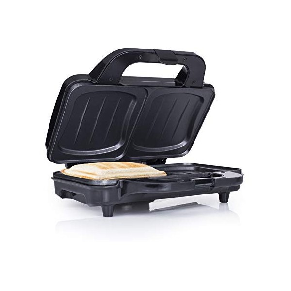 Appareil à croque-monsieur Tristar SA-3060 – 900 W – 2 portions – Plaques extra-profondes, Noir