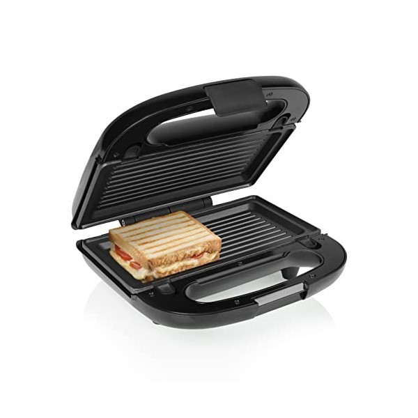 Appareil à croque-monsieur Tristar SA-3065 – 4 sandwiches à la fois – Revêtement antiadhésif