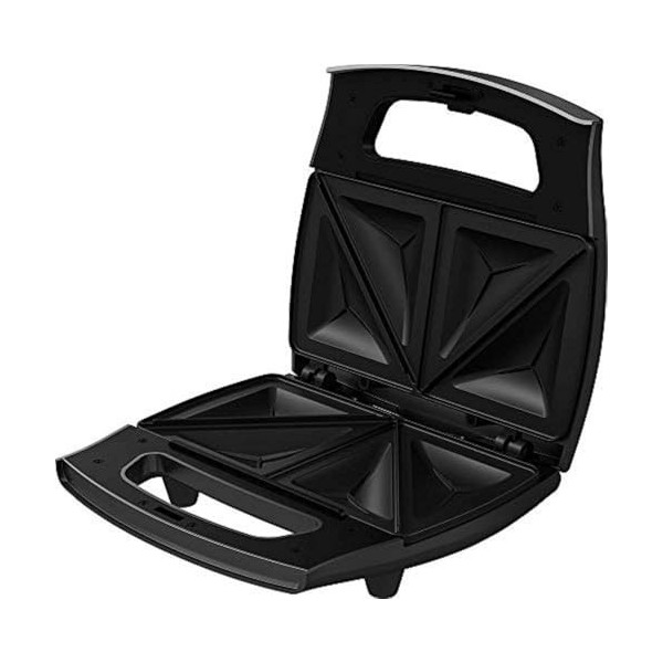 GRUNDIG SWM 2940 Machine à Sandwich, Noir métallisé/Acier Inoxydable