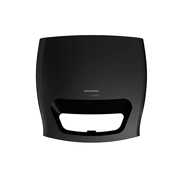 GRUNDIG SWM 2940 Machine à Sandwich, Noir métallisé/Acier Inoxydable