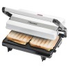 Bestron Machine a panini avec bac de récupération, Appareil panini avec poignée Cool-Touch, Paninimaker avec revêtement antia