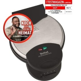 Tefal WM310D Gaufrier en forme de cœur, pour gaufres en forme de cœur, régulateur de température en continu, plaques antiadhé