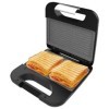 Cecotec Gaufrier RocknToast Grill +, 800W de puissance, Revêtement en pierre RockStone, Antiadhésif, Acier inoxydable. Revêt