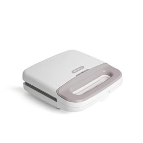 Ariete Grille-Pain Électrique 1961 Breakfast, Plaque à Sandwich, Plaques à Griller Fixes avec Revêtement Antiadhésif, Rangeme