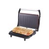 BEPER P101TOS002 Toasteur Machine à Sandwich, 850W, Plaque antiadhésive, Poignée thermo-isolante, Rouge